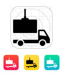 Truck loading icon.