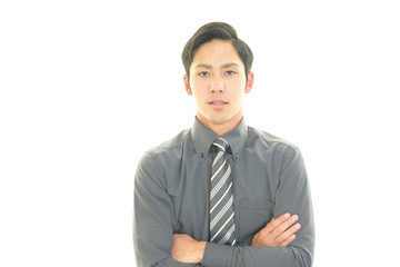 笑顔のビジネスマン