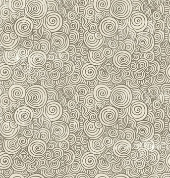 Hand-Drawn Doodle Seamless Background Pattern