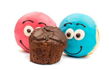 glazed donuts and muffins