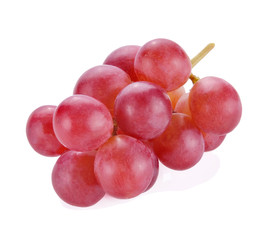 red grape isolated on white