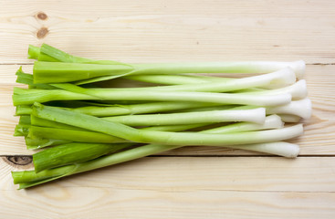 Fototapeta premium Young leeks
