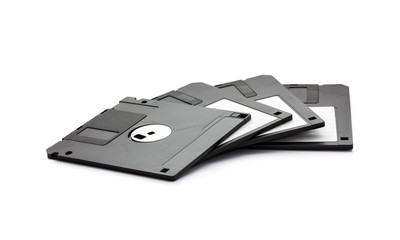 Floppy Disks isolated on white background