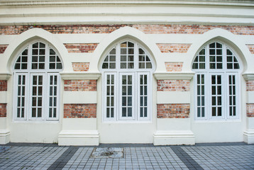 Front of building windows