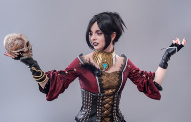Dark gothic woman