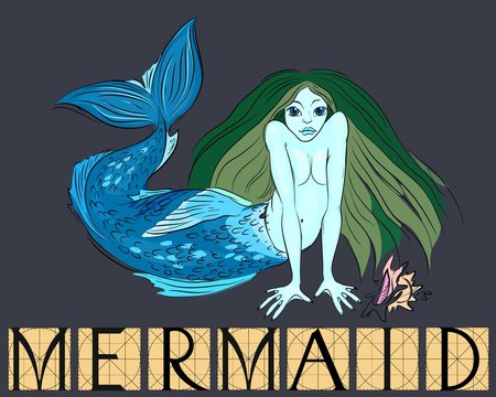 Mermaid with title