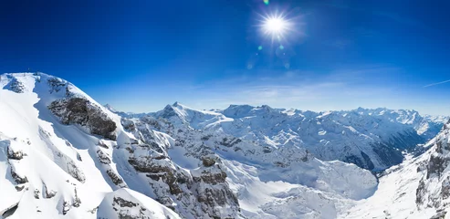 Poster View from Titlis mountain in Switzerland towards the South © Carsten Reisinger