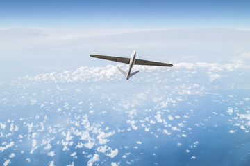Fototapeta na wymiar Unmanned aerial vehicle in the sky