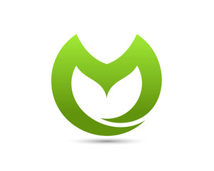 Abstract M Logo Business