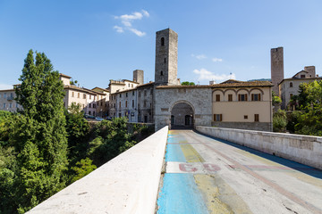 bridge Tronto river, Ascoli Piceno, Marche, Italy