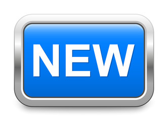 NEW – blue metallic button