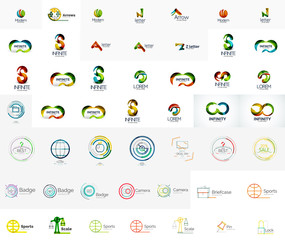 Mega collection of abstract company logo designs