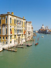 vista veneziana sul canal grande
