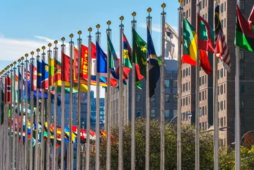 Schilderijen op glas Vlaggen van Naties © Andrew Kazmierski