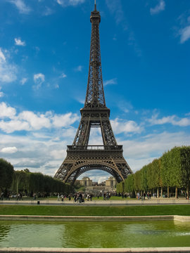 Eiffel tower in Paris, France