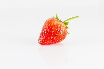 Strawberry on white background