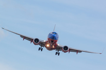 Passenger Airplane Landing