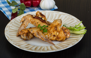 Roasted chicken wings