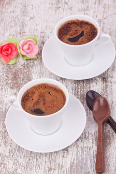 turkish coffee and chocolate