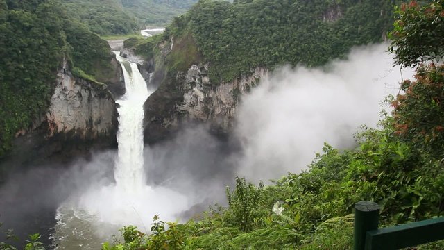 San Rafael Falls in the Ecuadorian Amazon