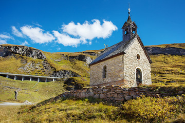 Petite chapelle sur Grossglockner Hochalpenstrasse