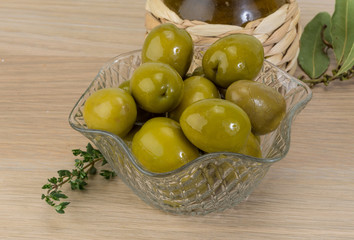 Green olives