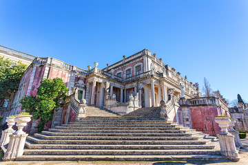 Fototapeta premium Royal Castle Queluz. Architectural details.