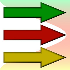 Three arrows