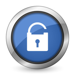 padlock icon secure sign