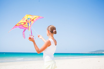 Girl with kite