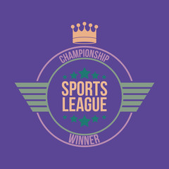 Sports design, vector illustration.