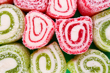 Tasty Turkish delight background