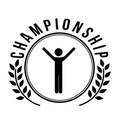 Championship design, vector illustration.