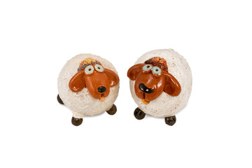 Two sheep figurine