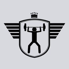Sport design, vector illustration.