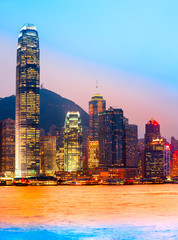 Naklejka premium Hong Kong