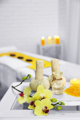 Place for relaxation in modern wellness center