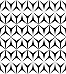 Black and white seamless pattern modern stylish.