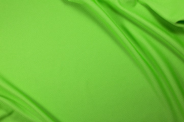 Green sport fabric texture