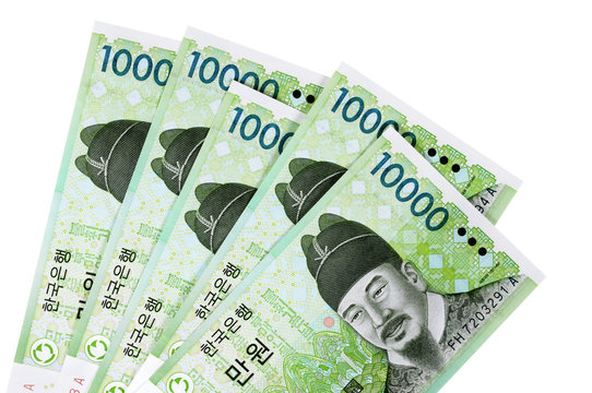 Korean Won Currency Bills