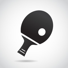 Ping pong vector icon.