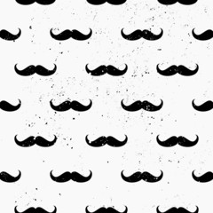 Mustaches Seamless Pattern