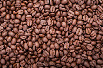 roasted coffee beans background