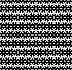 Black and white seamless pattern, abstract background.