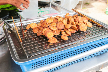 fried fish eggs in thailand