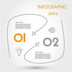 rounded linear infogaphics with curves