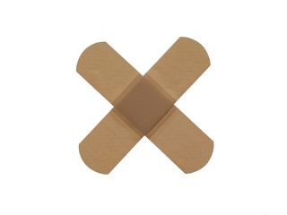 crossed band aid