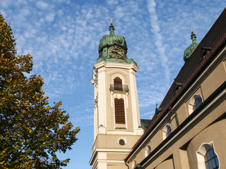 Fototapeta na wymiar Lindenberg, Church exterior view