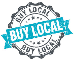 buy local vintage turquoise seal isolated on white