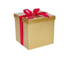 Gold gift box